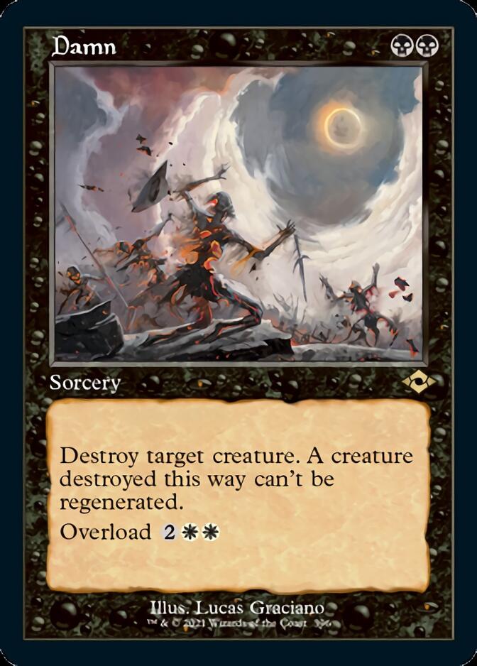 overload mtg cards Damn (Retro) [Modern Horizons 2]