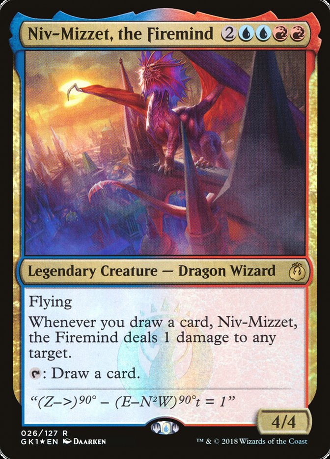 mtg all niv mizzet cards Niv-Mizzet, Parun CARD DRAW INSTANT SORCERY Spells Magic Custom Co CommanderComplete Parun deals 1 damage to any target Niv-Mizzet Parun EDH Deck |