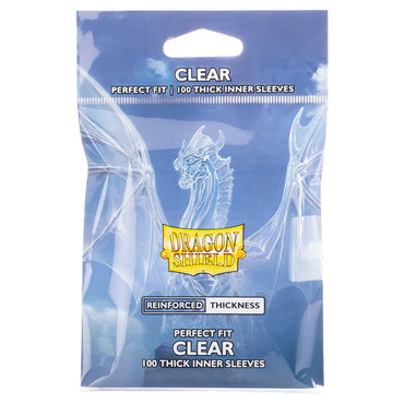 Extra Thick Clear Dragon Shield Perfect Fit 100 Count Sleeves