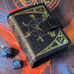 Book of Incantations Spell Card Book - Deluxe Tome Edition with 8 Magic Item Cards