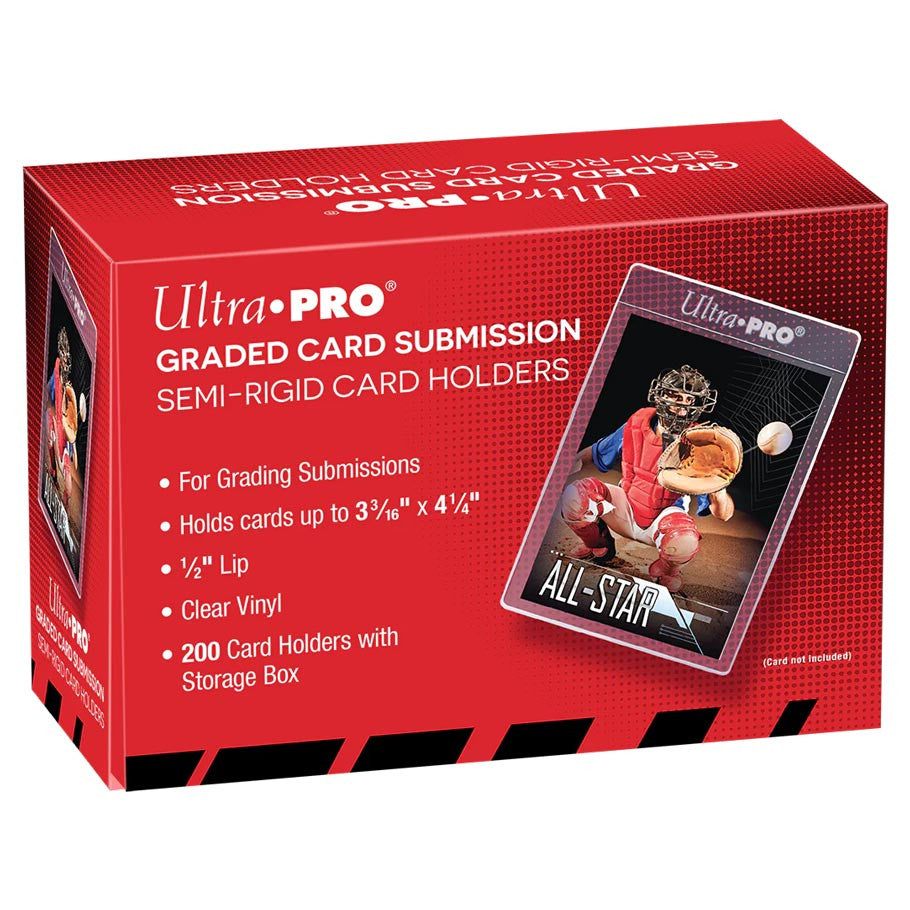 Graded Card Submission Semi-Rigid Card Holders - 200