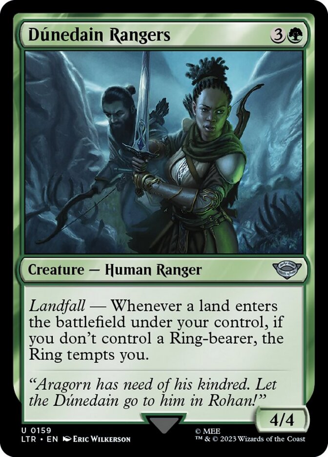 mtg lord of the rings green cards Forest FOIL (LTR) Basic Land Magic Card #0270 Unplayed then put any number of creature cards from your hand onto the battlefield Legolas, Master Archer Price &