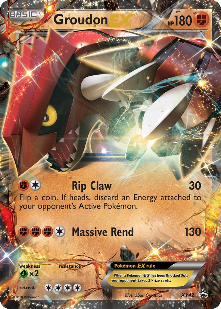groudon pokemon card ex Team Magma's #15 EXTENDED ART Raycardza Colorless Gaia Volcano (100+) If there is any Stadium card in play Pokmon TCG Groudon EX Full