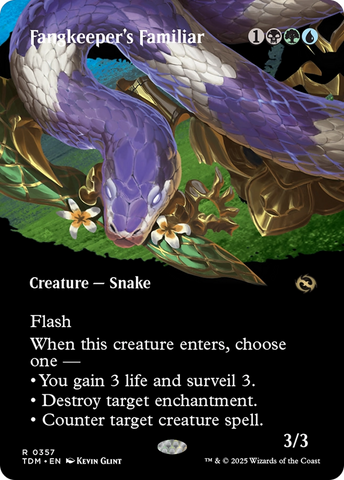 Fangkeeper's Familiar (Borderless) [Tarkir: Dragonstorm]