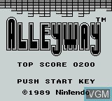 Alleyway - Gameboy