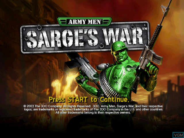Army Men: Sarge's War - GameCube