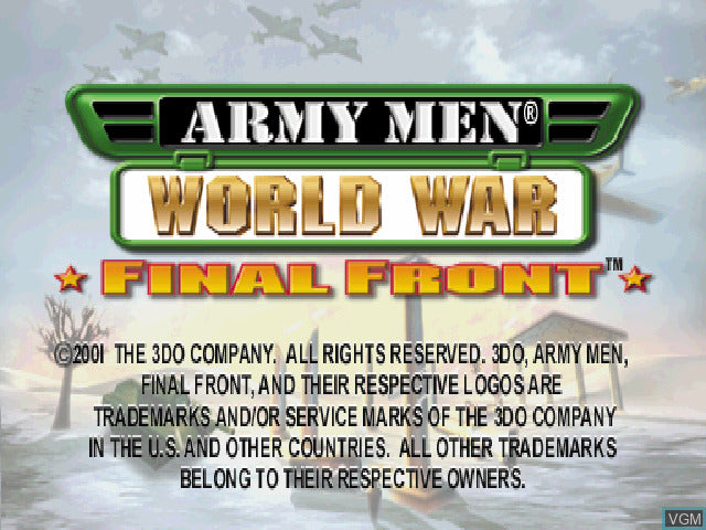 Army Men World War: Final Front - PS1