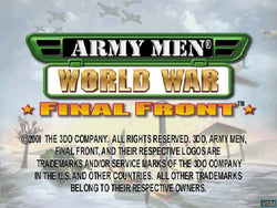 Army Men World War: Final Front - PS1