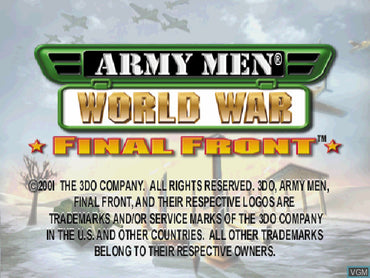 Army Men World War: Final Front - PS1