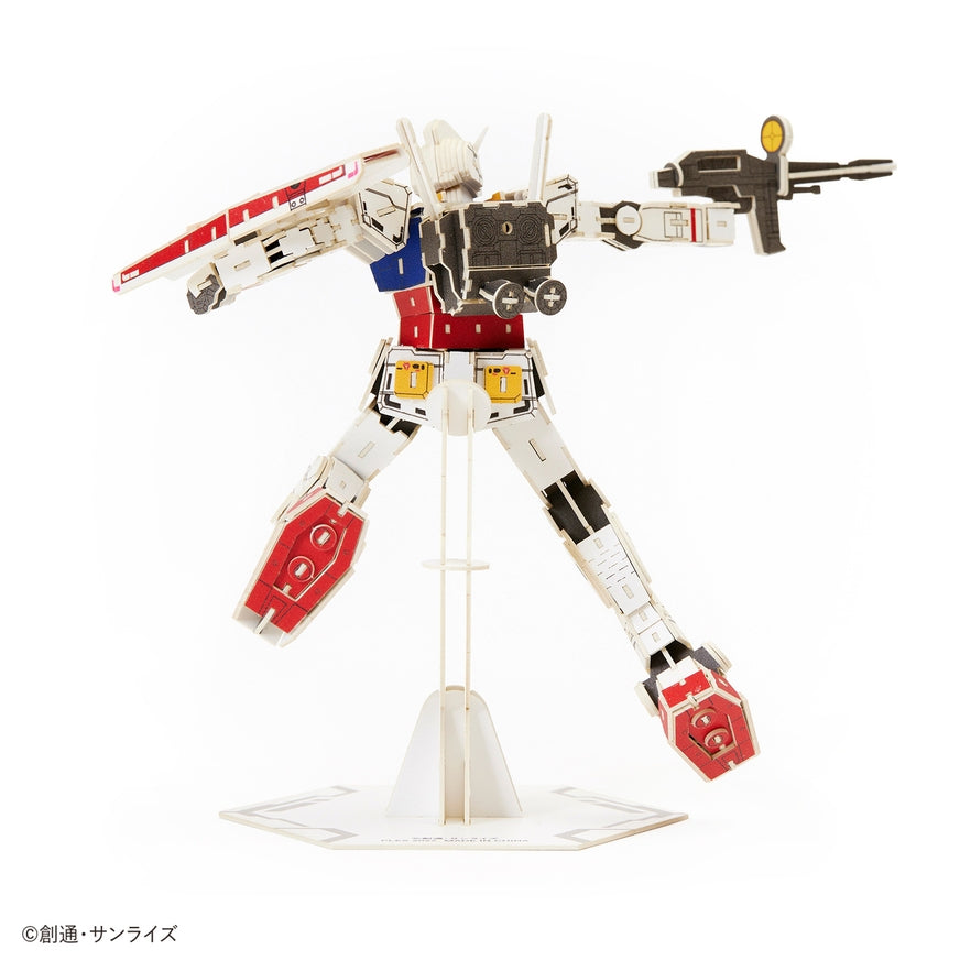 Wa-Gu-Mi RX-78-2 - Mobile Suit Gundam - Wooden 3D Puzzle Kit