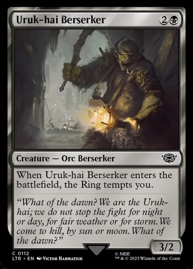 mtg lotr orc cards Assault on Osgiliath The Lord of the Rings: Tales of Middle-earth (LTR) #285 Scryfall Magic: The Gathering Search The Torment of Gollum