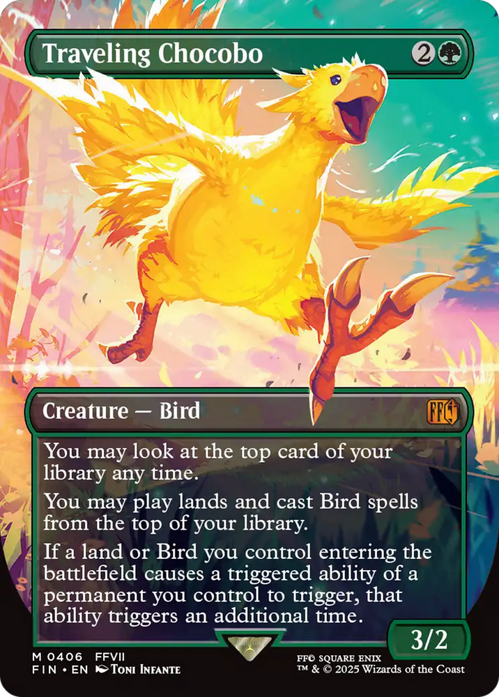 Traveling Chocobo (Borderless) [FINAL FANTASY]