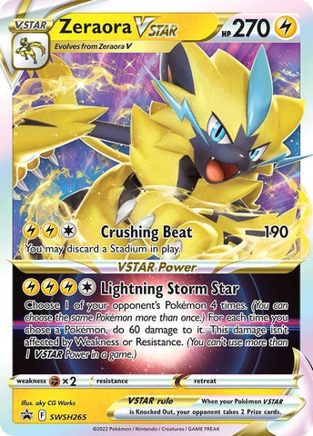 Zeraora VSTAR (SWSH265) (Jumbo Card) [Sword & Shield: Black Star Promos]