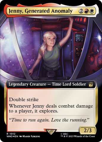 Jenny, Generated Anomaly (Extended Art) (Surge Foil) [Doctor Who]