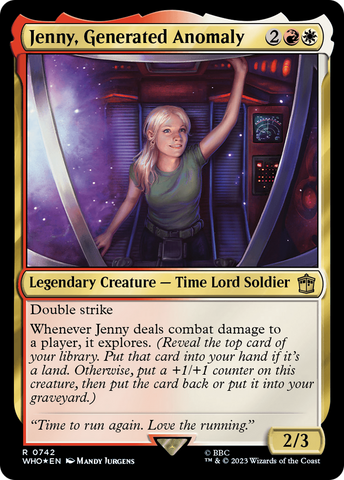 Jenny, Generated Anomaly (Surge Foil) [Doctor Who]