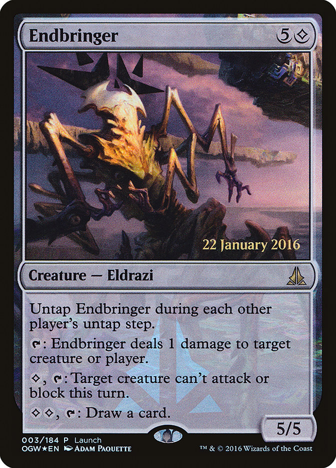 mtg oath cards Endbringer (Launch) [Oath of the Gatewatch Promos]