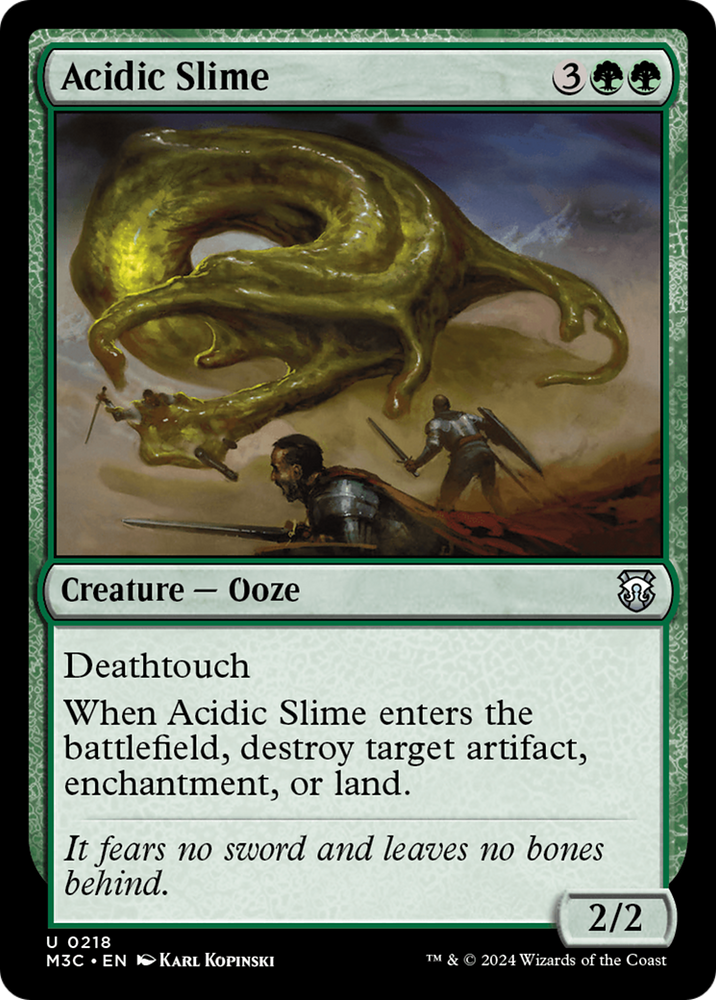 Acidic Slime (Ripple Foil) [Modern Horizons 3 Commander]