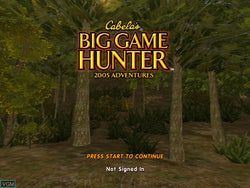 Cabela's Big Game Hunter: 2005 Adventures - XBox Original