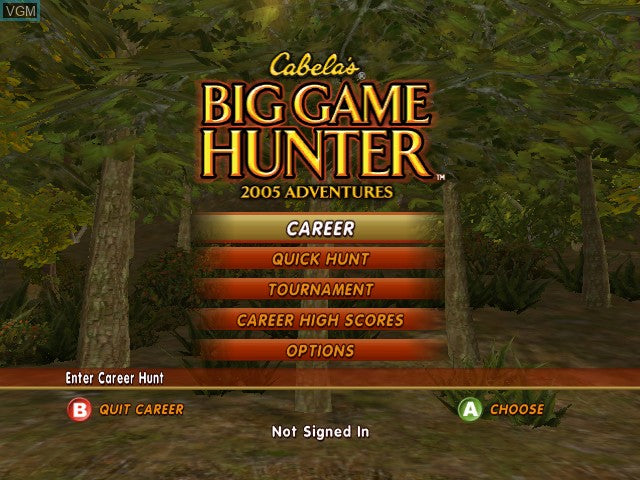 Cabela's Big Game Hunter: 2005 Adventures - XBox Original