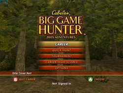 Cabela's Big Game Hunter: 2005 Adventures - XBox Original