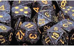 7CT SPECKLED POLY URBAN CAMO DICE SET