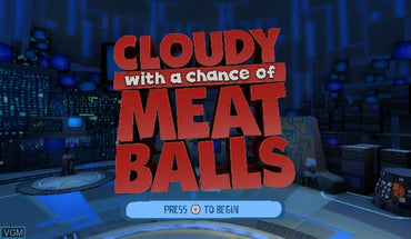 Cloudy With a Chance of Meatballs - Wii Original