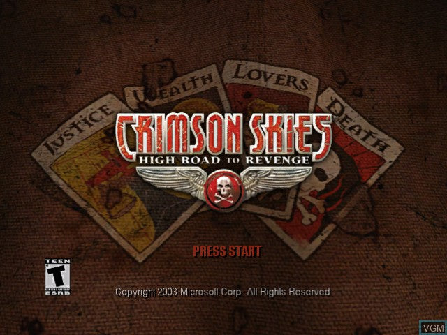 Crimson Skies: High Road to Revenge - XBox Original