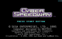 Cyber Speedway - Saturn