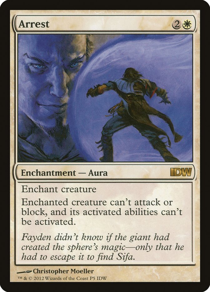 idw mtg cards Arrest [IDW Comics 2012]