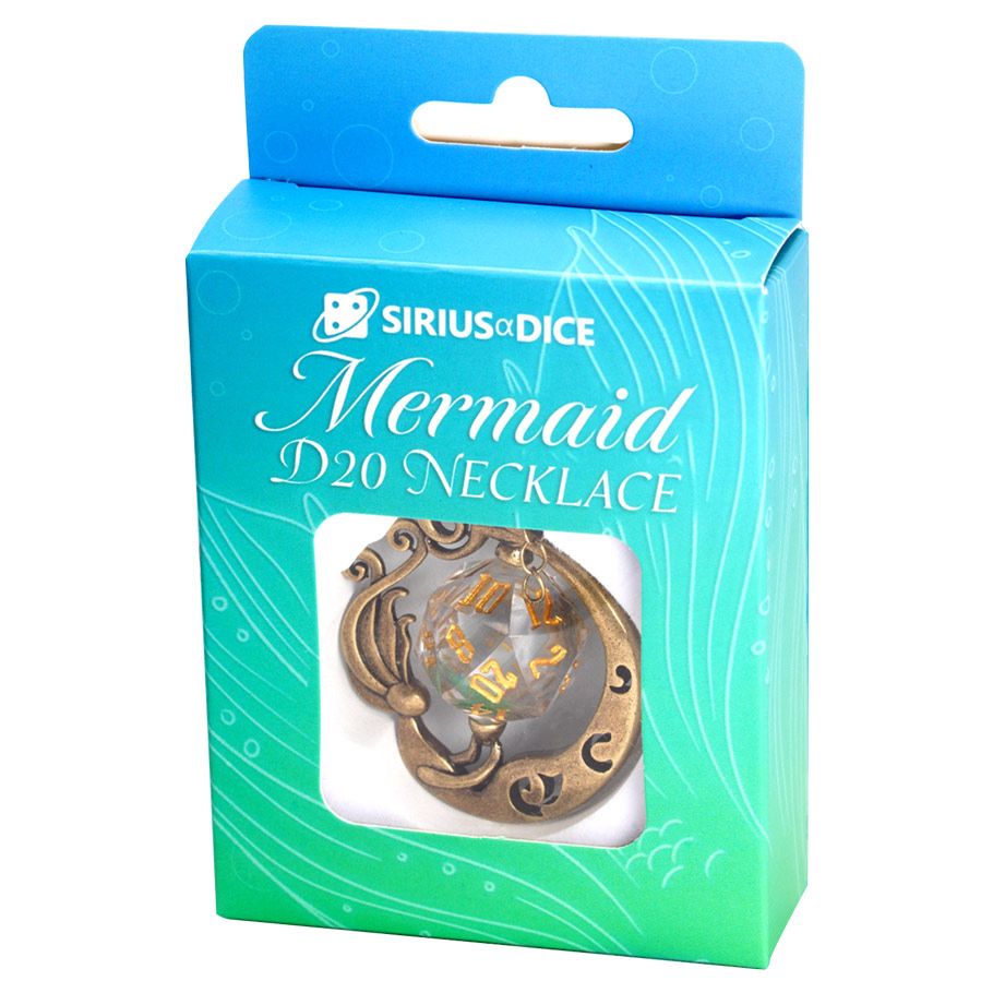 Mermaid D20 - Necklace