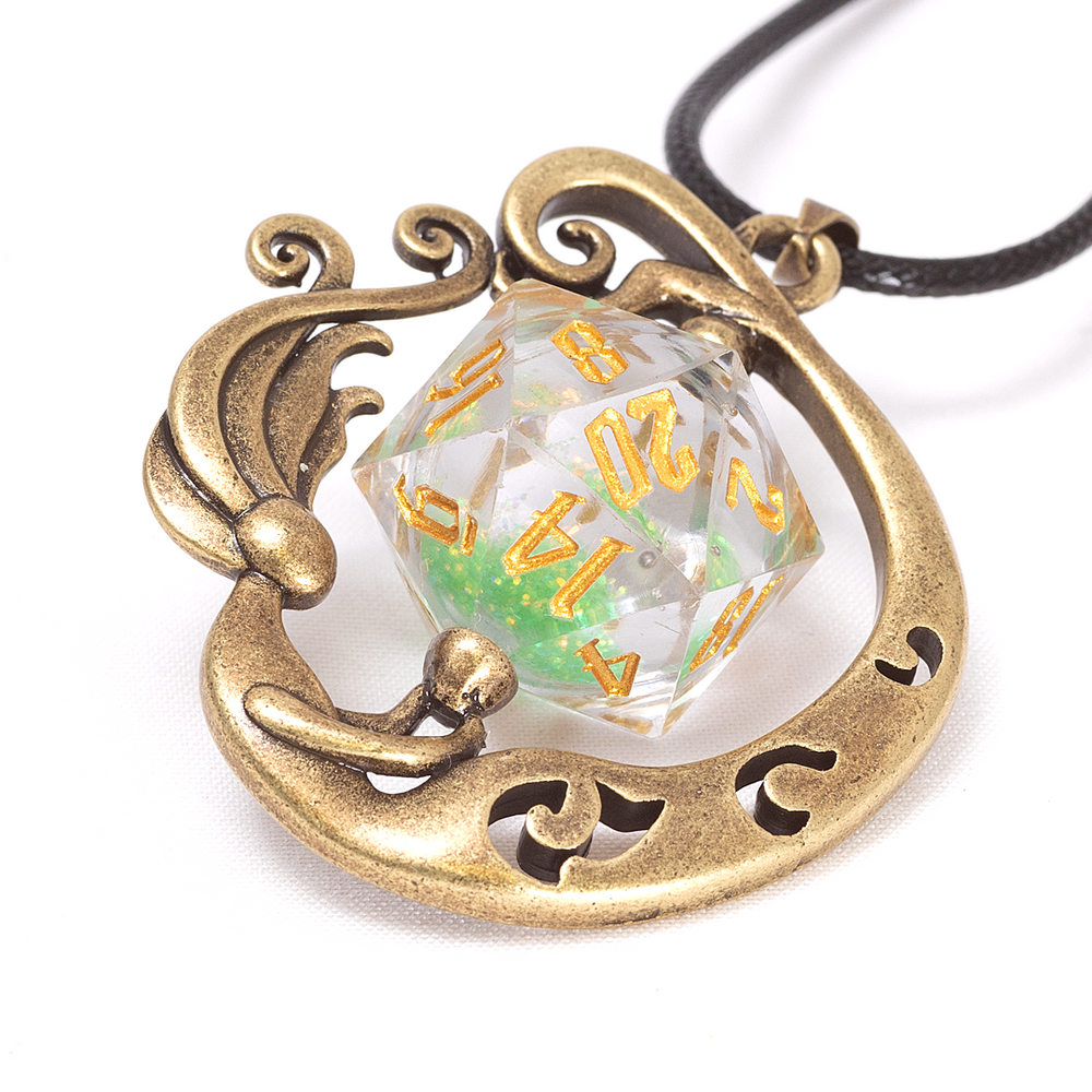 Mermaid D20 - Necklace