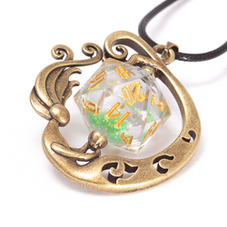 Mermaid D20 - Necklace