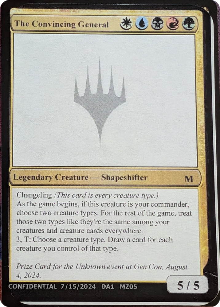 The Convincing General [Unknown Event]