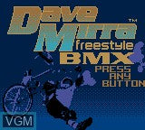 Dave Mirra: Freestyle BMX - Gameboy Color