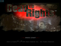 Dead to Rights - XBox Original