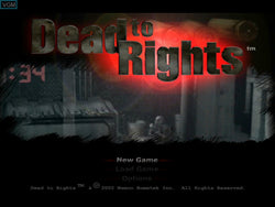 Dead to Rights - XBox Original