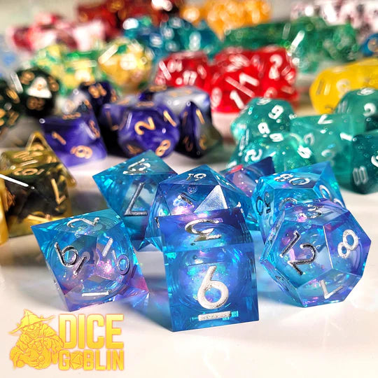 Mystery Set of 7 Plastic or Resin Dice - Forged Gaming
