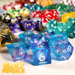 Mystery Set of 7 Plastic or Resin Dice - Forged Gaming