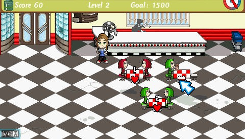 Diner Dash: Sizzle and Serve - PSP