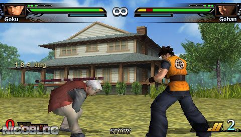 Dragon Ball Evolution do PSP kkkkkkkkkkkkkkkkkk 