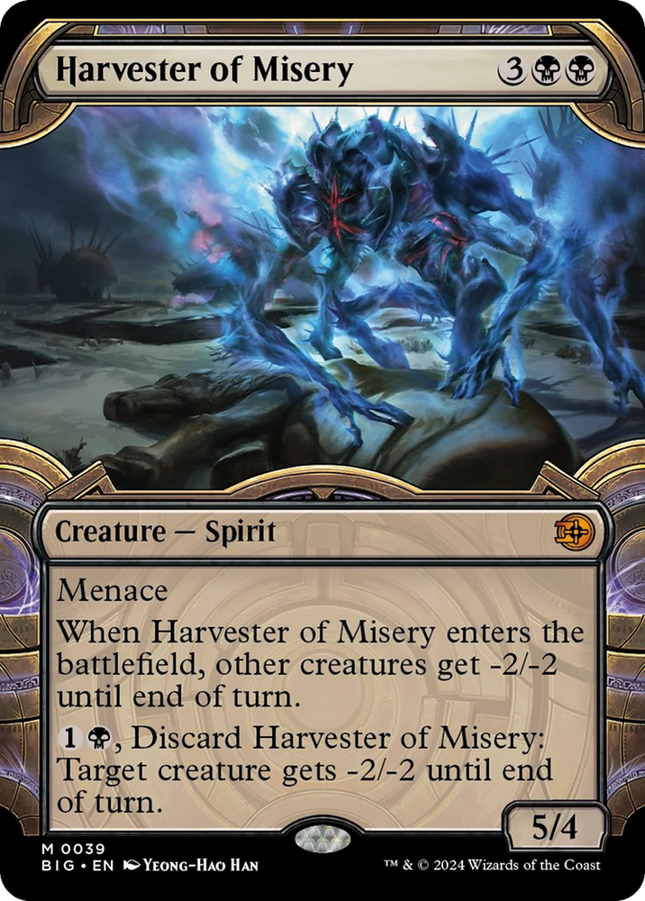 Harvester of Misery (Showcase) [Outlaws of Thunder Junction: The Big S Harvester of Misery (Showcase) [Outlaws of Thunder Junction: The Big S