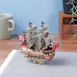 Wa-Gu-Mi Red Force - One Piece - Wooden 3D Puzzle Kit