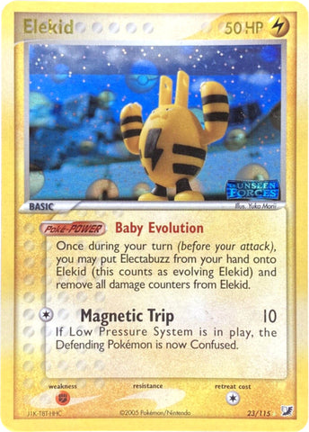 elekid pokemon card Pokmon card. HP 40, 48/101 2006. Excellent not actual card. Pokmon TCG Elekid Neo Genesis