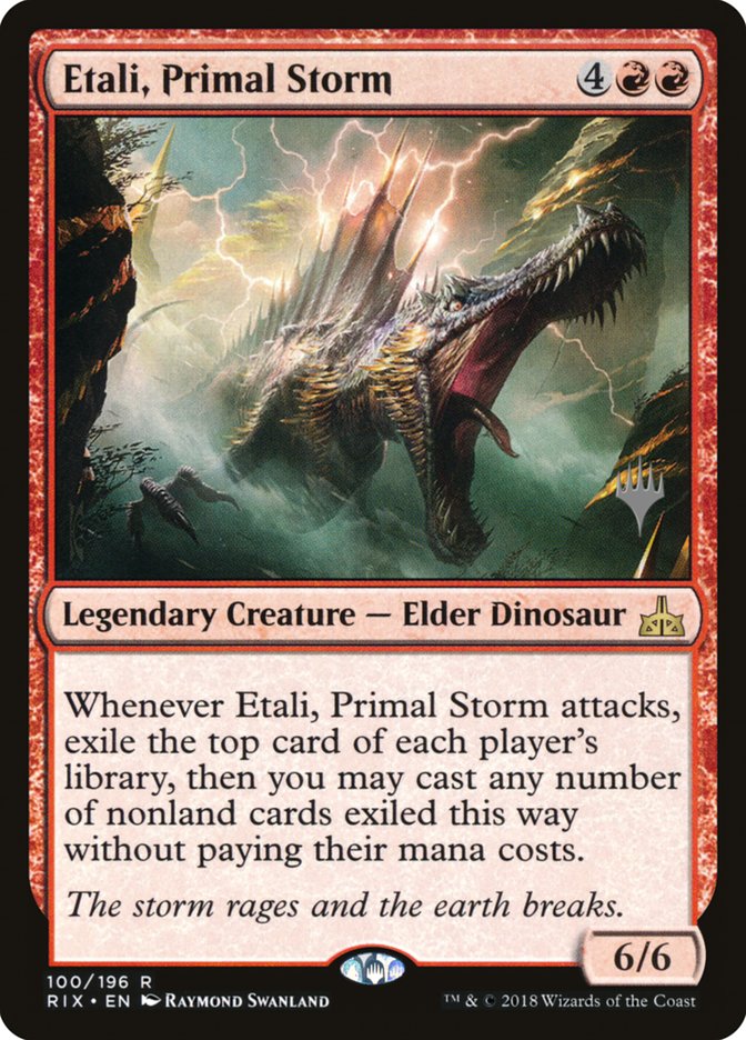 Etali, Primal Storm (Promo Pack) [Rivals of Ixalan Promos]