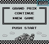 F-1 Race - Gameboy