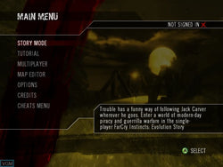 Far Cry Instincts Evolution - XBox Original