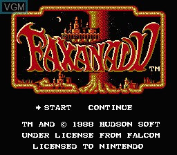 Faxanadu - NES