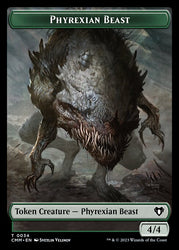 Thopter // Phyrexian Beast Double-Sided Token [Commander Masters Tokens]