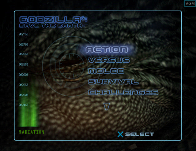Godzilla Save The Earth - PS2