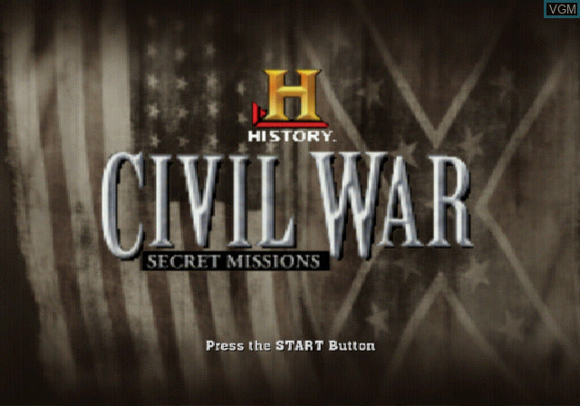 History Channel Civil War Secret Missions - PS2